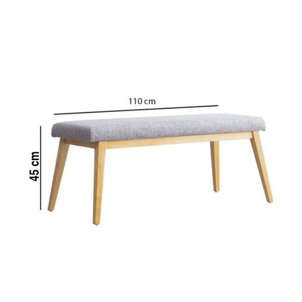 Ukuran bench minimalis kayu jati