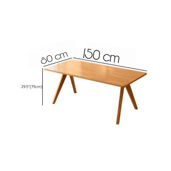 meja makan kayu jati ukuran 150 cm