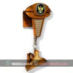 Podium Pidato Hidrolik Minimalis Adjustable Bisa Naik Turun Bahan Kayu Jati Dan Stainless - Image 3