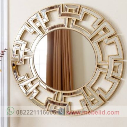 Pigura Cermin Hias Minimalis Model Motif China Klasik Bahan Kayu Jati