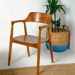 Set Kursi Makan Cafe Hiroshima Minimalis Meja Bulat Aesthetic Bahan Kayu Jati - Image 3